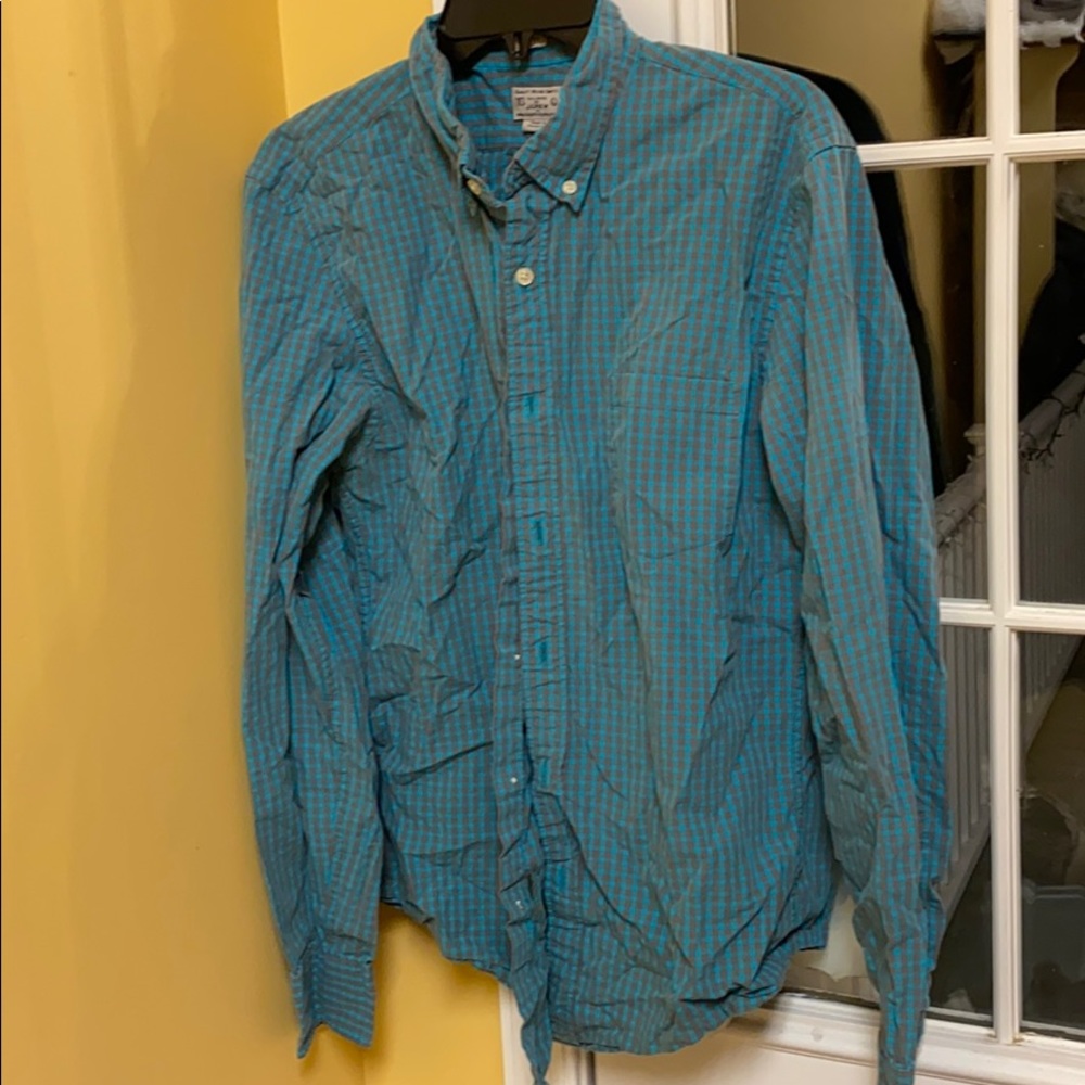 Men’s slim fit button down top j. Crew
